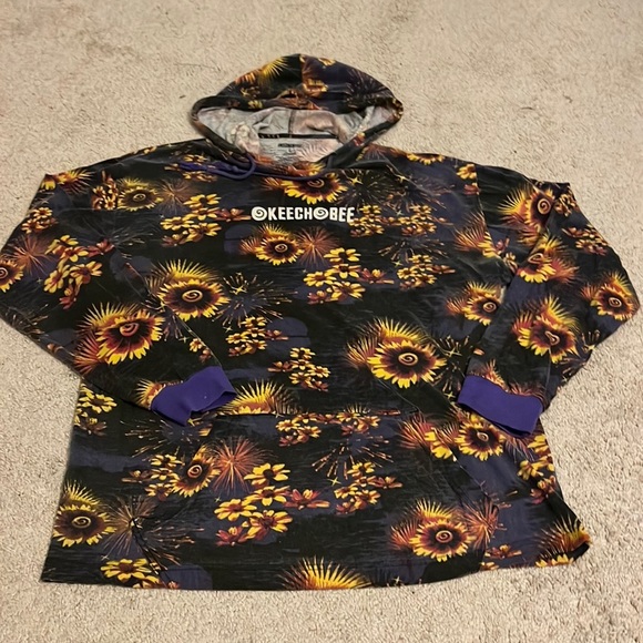 Insomniac Unisex Hooded Long Sleeve Shirt Size‎ LARGE - Picture 1 of 4